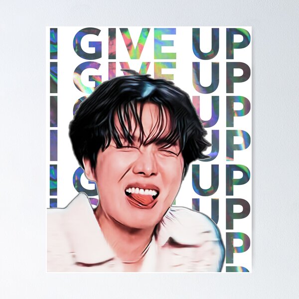 Item preview, I give up -jhope hot ones design  designed and sold by ARMYPLUGCO.