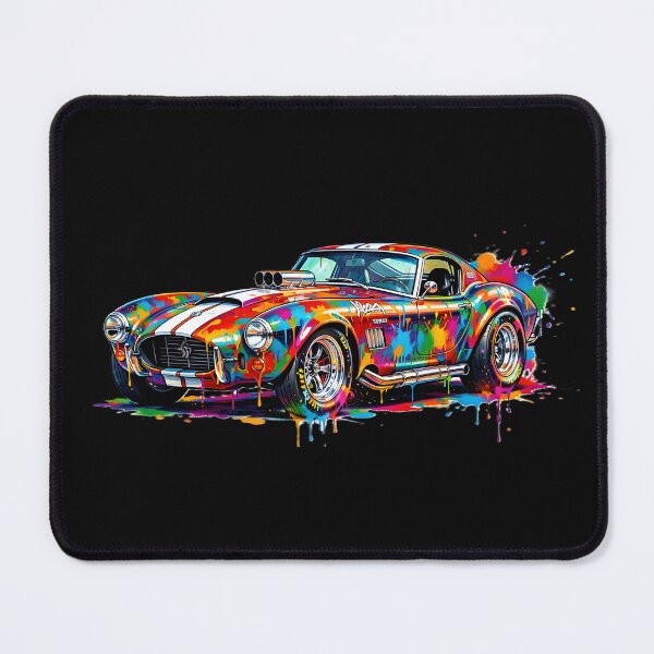 Item preview, Psychedelic Shelby Cobra Daytona Paint Splatter Art designed and sold by rgagliardi2017.