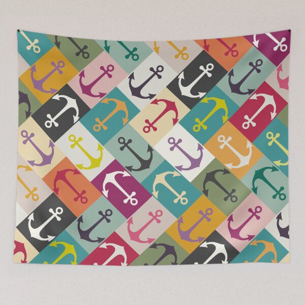 Item preview, anchor herringbone mana designed and sold by scrummy.