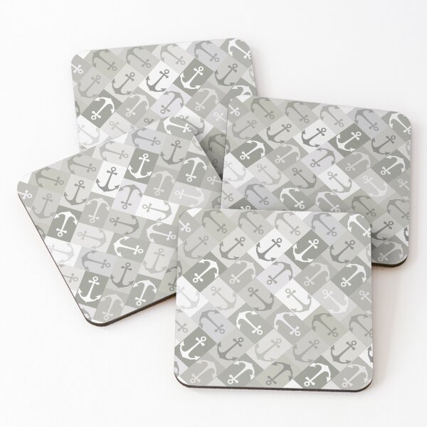 Item preview, anchor herringbone mono designed and sold by scrummy.