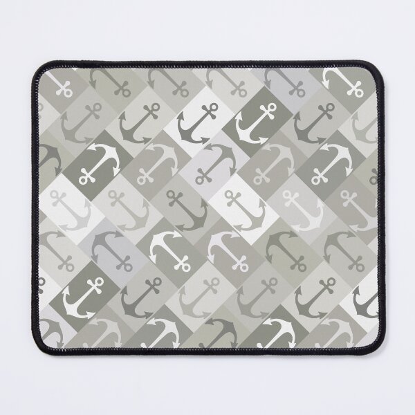 Item preview, anchor herringbone mono designed and sold by scrummy.