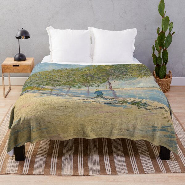 Item preview, Along the Seine by Vincent van Gogh: Post Impressionist Landscape Poster designed and sold by artofuniverse.