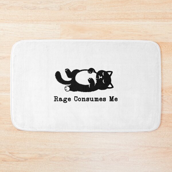 Item preview, Rage Consumes Me,Funny Cat Meme designed and sold by CloudyPress.