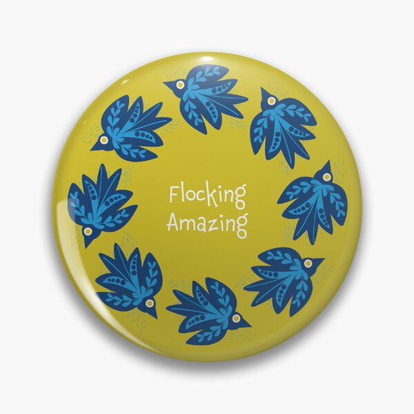 Item preview, Flocking Amazing Greeting Card designed and sold by Sue Perry Creative.