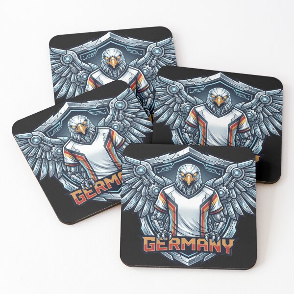 Item preview, Germany Cyber Eagle Soccer Mascot designed and sold by Art Intelligence.