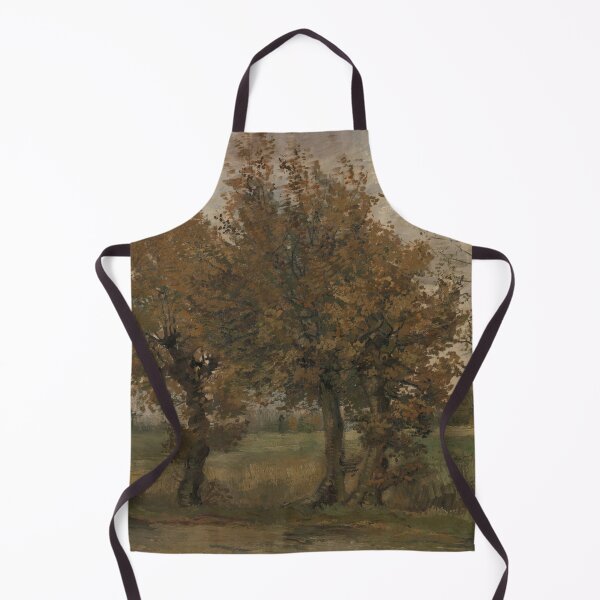 Item preview, Autumn Landscape by Vincent van Gogh: Serene Post Impressionist Country Scene designed and sold by artofuniverse.