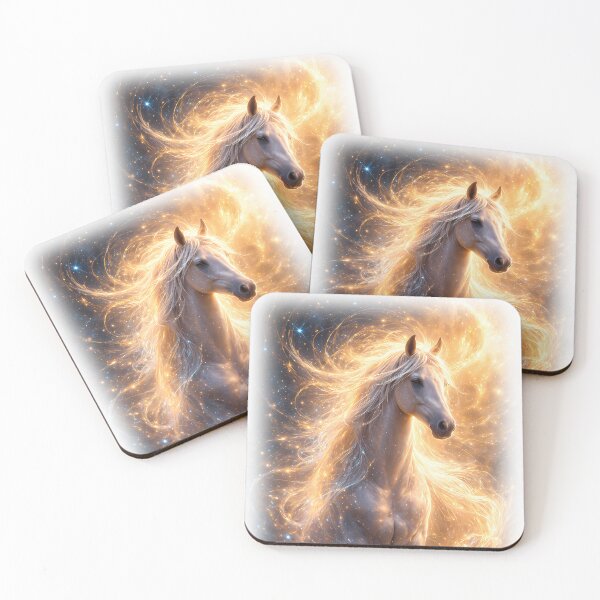 Item preview, Mystical Soul Horse - Energy in Gold designed and sold by Spirit75.