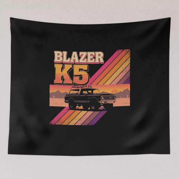 Item preview, Blazer K5 Retro Sunset Offroad Classic SUV Graphic Tee designed and sold by TheArtOfCar.