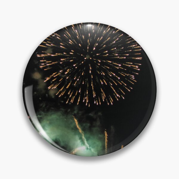 Item preview, Golden Fireworks Bursts Illuminate Night Sky During Festive Celebration and Holiday Firework Display designed and sold by Nmallia.