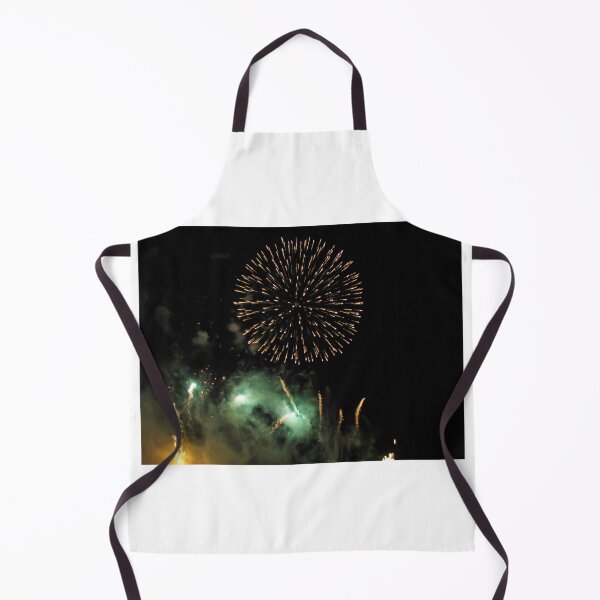 Item preview, Golden Fireworks Bursts Illuminate Night Sky During Festive Celebration and Holiday Firework Display designed and sold by Nmallia.