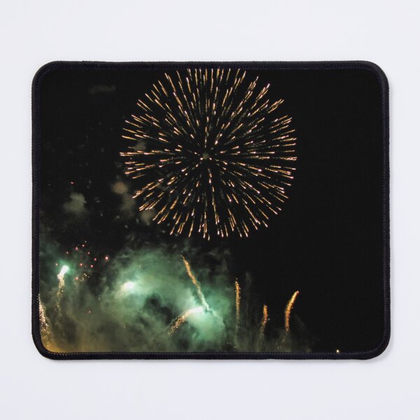 Item preview, Golden Fireworks Bursts Illuminate Night Sky During Festive Celebration and Holiday Firework Display designed and sold by Nmallia.