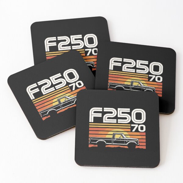 Item preview, Ford F250 1970 Retro Sunset Classic Pickup Graphic Tee designed and sold by TheArtOfCar.