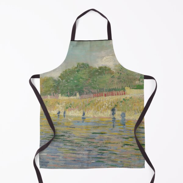 Item preview, Bank of the Seine by Vincent van Gogh: Tranquil Post Impressionist River Scene designed and sold by artofuniverse.