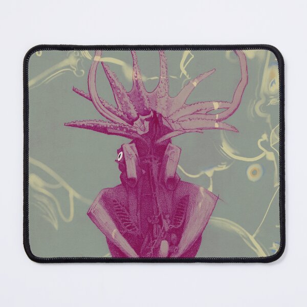 Item preview, Psychedelic Squid under the Sea Digital Painting designed and sold by AlexQuigley.