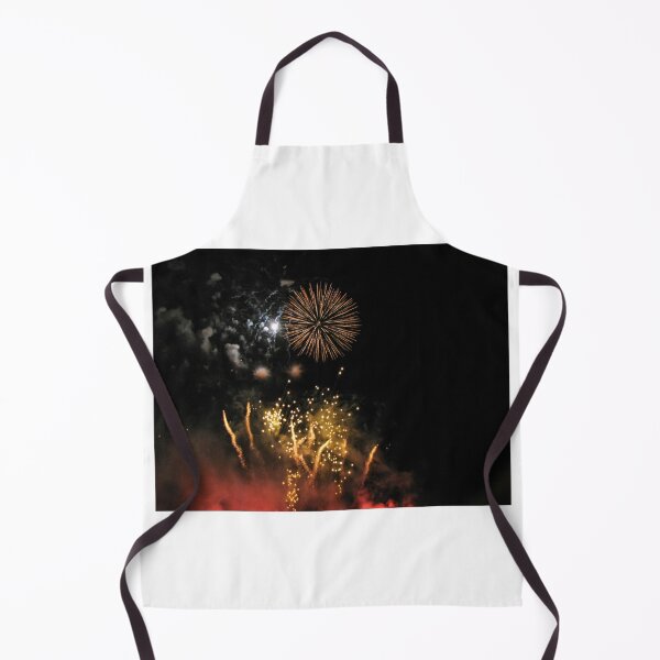 Item preview, Golden Fireworks Bursts Illuminate Night Sky During Festive Celebration and Holiday Firework Display designed and sold by Nmallia.