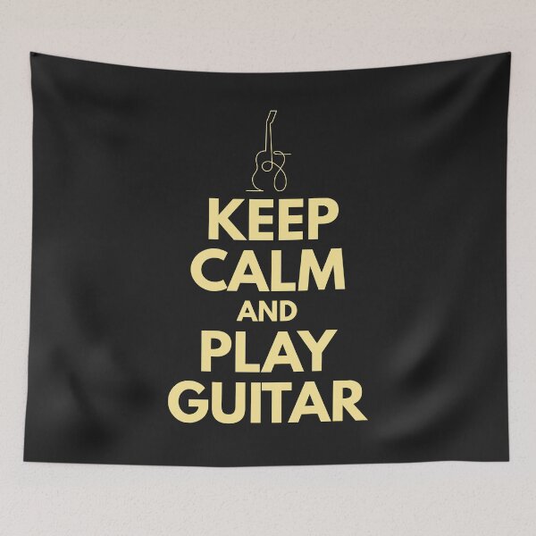 Item preview, Keep Calm And Play Guitar designed and sold by Joyful-Pixel.
