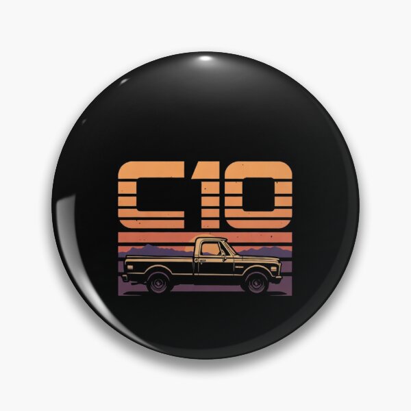 Item preview, Chevy C10 Retro Sunset Classic Pickup Truck Graphic Tee designed and sold by TheArtOfCar.