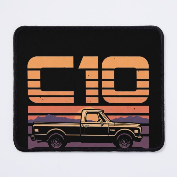 Item preview, Chevy C10 Retro Sunset Classic Pickup Truck Graphic Tee designed and sold by TheArtOfCar.