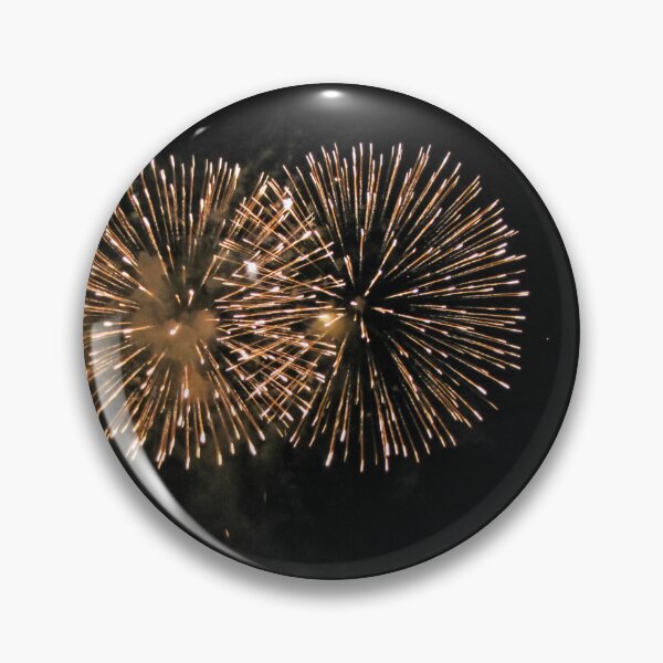 Item preview, Golden Fireworks Bursts Illuminate Night Sky During Festive Celebration and Holiday Firework Display designed and sold by Nmallia.