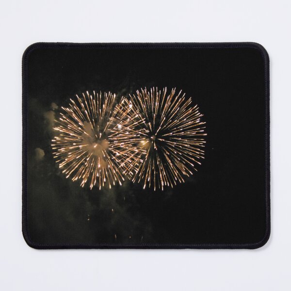 Item preview, Golden Fireworks Bursts Illuminate Night Sky During Festive Celebration and Holiday Firework Display designed and sold by Nmallia.