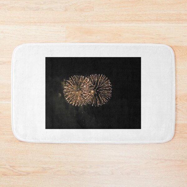 Item preview, Golden Fireworks Bursts Illuminate Night Sky During Festive Celebration and Holiday Firework Display designed and sold by Nmallia.