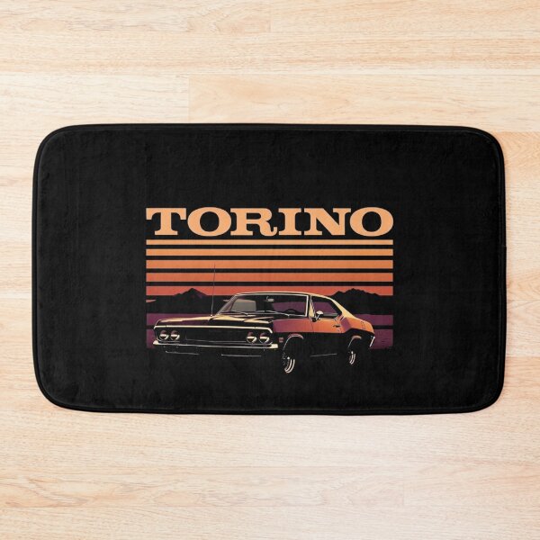 Item preview, Ford Torino Retro Sunset Classic Muscle Car Graphic Tee designed and sold by TheArtOfCar.
