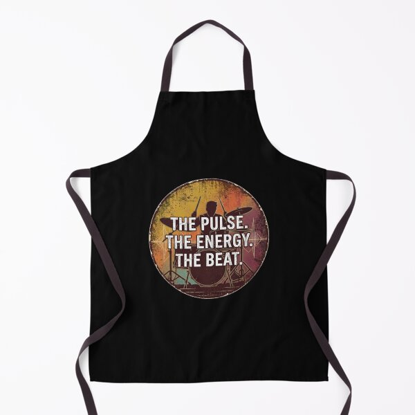 Item preview, Vintage Drummer Silhouette - The Pulse The Energy The Beat Drumming designed and sold by Rhythm Thru Art .