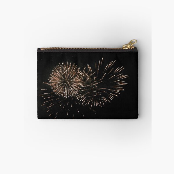 Item preview, Golden Fireworks Bursts Illuminate Night Sky During Festive Celebration and Holiday Firework Display designed and sold by Nmallia.