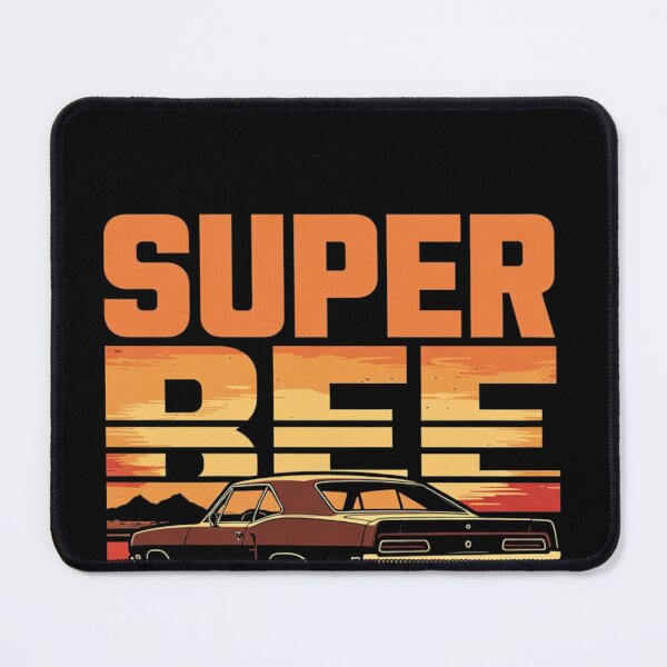 Item preview, Super Bee Retro Sunset Vintage Muscle Car Graphic Tee designed and sold by TheArtOfCar.