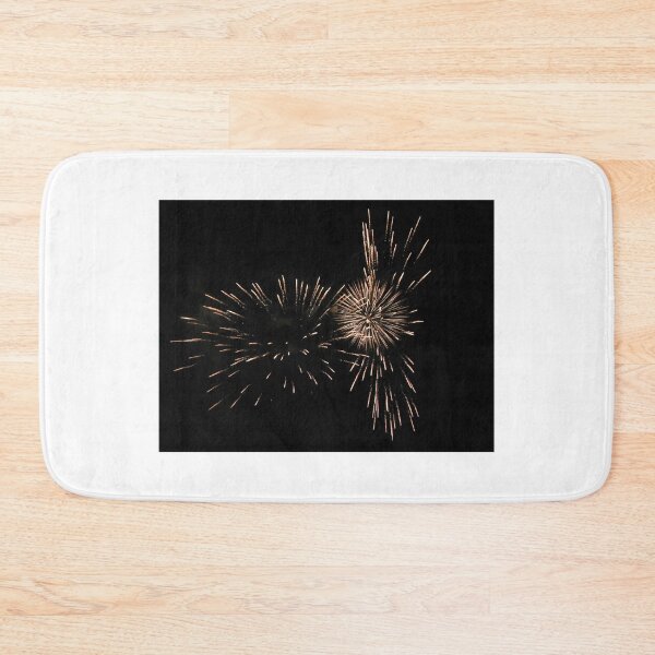 Item preview, Golden Fireworks Bursts Illuminate Night Sky During Festive Celebration and Holiday Firework Display designed and sold by Nmallia.