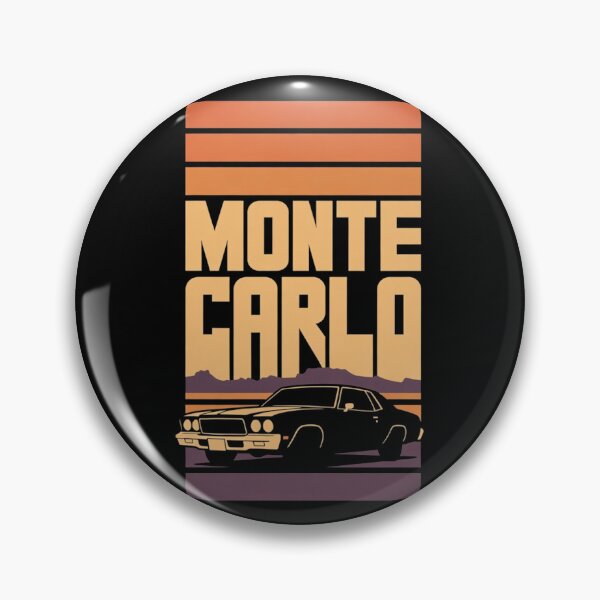 Item preview, Monte Carlo Retro Sunset Classic Muscle Car Graphic Tee designed and sold by TheArtOfCar.