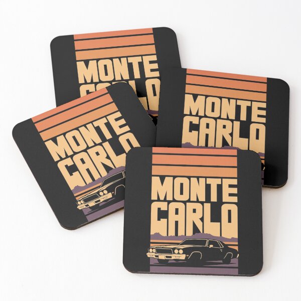 Item preview, Monte Carlo Retro Sunset Classic Muscle Car Graphic Tee designed and sold by TheArtOfCar.