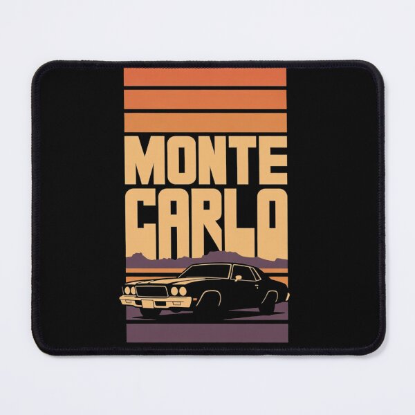 Item preview, Monte Carlo Retro Sunset Classic Muscle Car Graphic Tee designed and sold by TheArtOfCar.