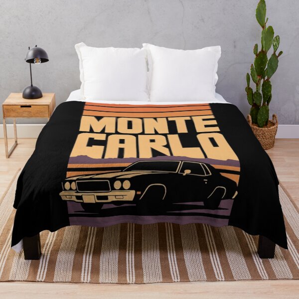 Item preview, Monte Carlo Retro Sunset Classic Muscle Car Graphic Tee designed and sold by TheArtOfCar.