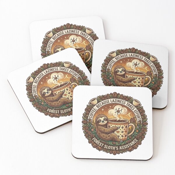 Item preview, Sloth & Coffee: Laziness Requires Energy designed and sold by NoriudaR.