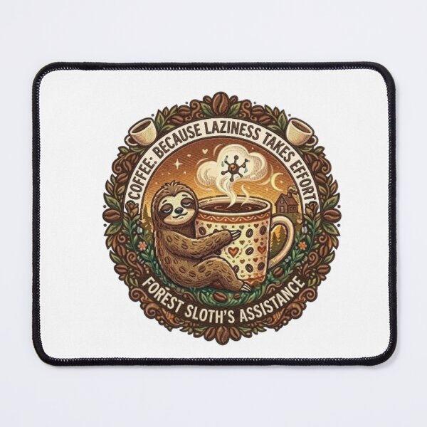 Item preview, Sloth & Coffee: Laziness Requires Energy designed and sold by NoriudaR.