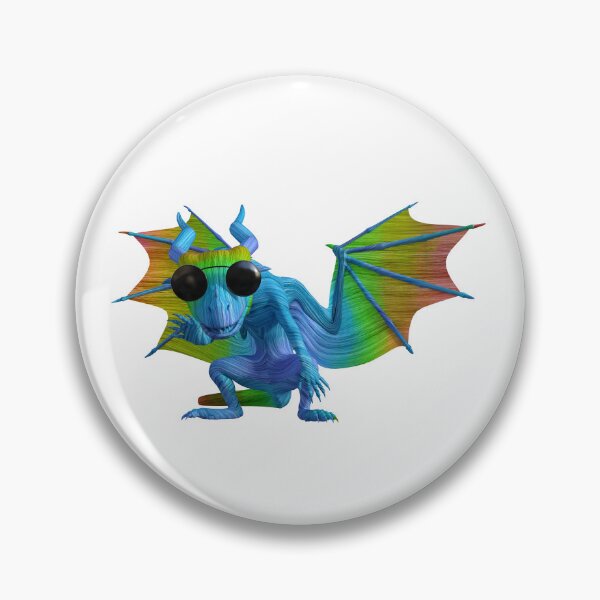Item preview, Funky dragon wearing sunglasses waving designed and sold by NextStepUP.