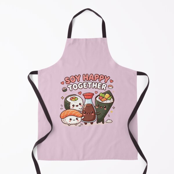 Item preview, Cute Kawaii Sushi Design – Soy Happy Together designed and sold by GeekGuysShop.