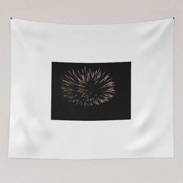 Item preview, Golden Fireworks Bursts Illuminate Night Sky During Festive Celebration and Holiday Firework Display designed and sold by Nmallia.