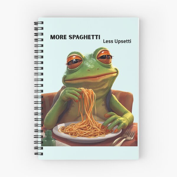 Aperçu de l'œuvre Plus de spaghettis, moins de contrariétés créée et vendue par Julitasells.