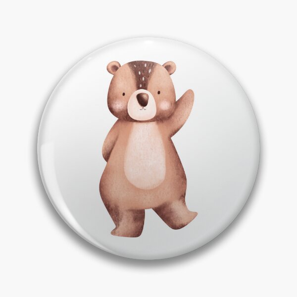 Item preview, Woodland Bear in Spring Nature - Adorable Forest Animal Watercolor Gift designed and sold by FuzionRaptor.