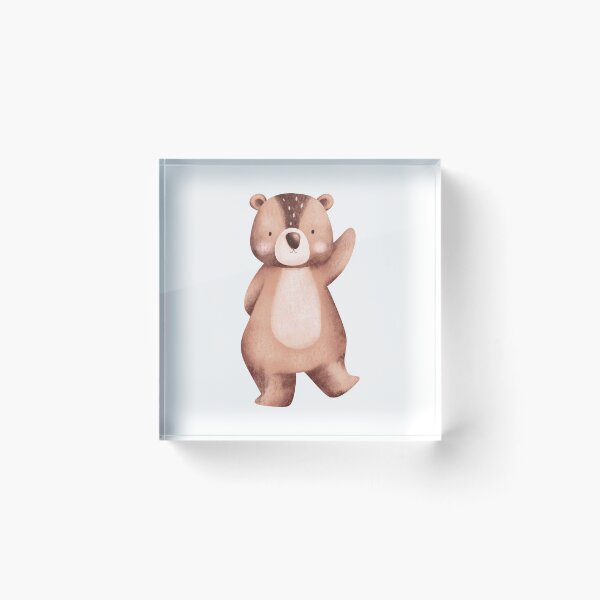 Item preview, Woodland Bear in Spring Nature - Adorable Forest Animal Watercolor Gift designed and sold by FuzionRaptor.