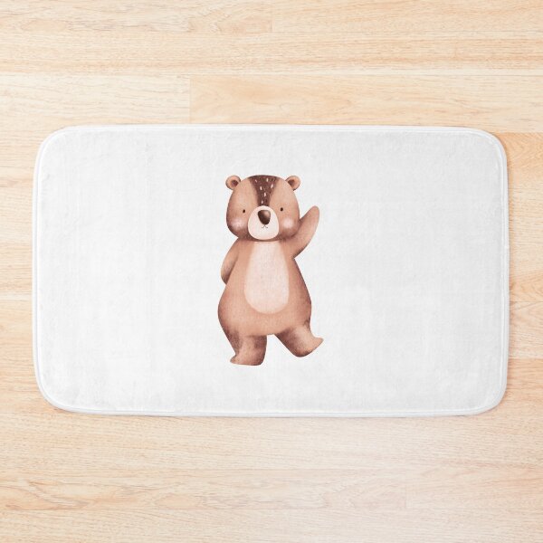 Item preview, Woodland Bear in Spring Nature - Adorable Forest Animal Watercolor Gift designed and sold by FuzionRaptor.