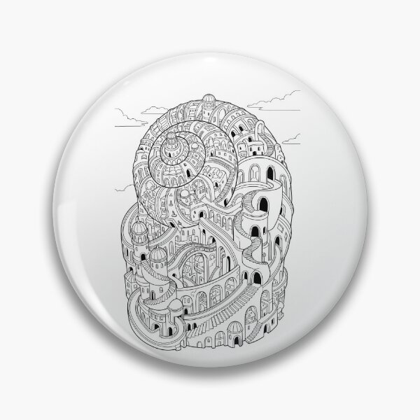Item preview, Psychedelic impossible city designed and sold by chalia87.