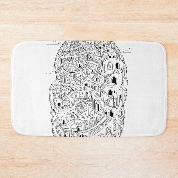 Item preview, Psychedelic impossible city designed and sold by chalia87.