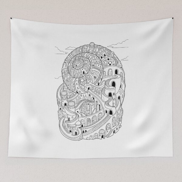 Item preview, Psychedelic impossible city designed and sold by chalia87.