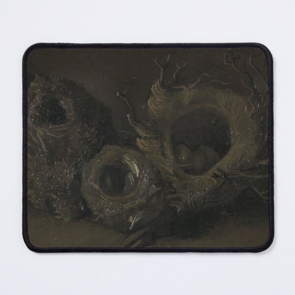 Item preview, Birds Nests by Vincent van Gogh: Rustic Post Impressionist Fine Art Print designed and sold by artofuniverse.