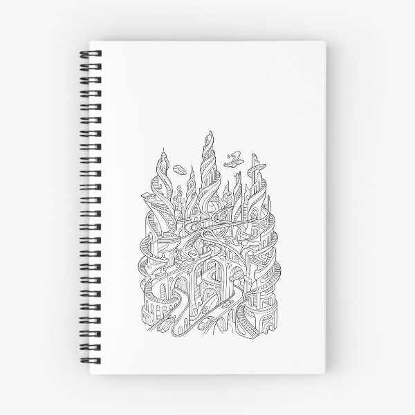Item preview, Psychedelic impossible city designed and sold by chalia87.