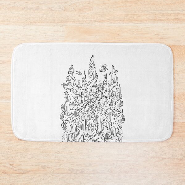 Item preview, Psychedelic impossible city designed and sold by chalia87.