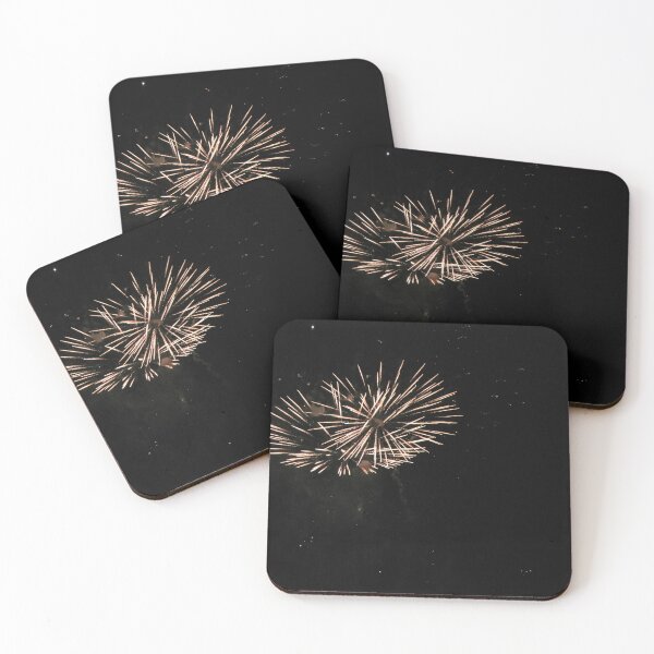Item preview, Golden Fireworks Bursts Illuminate Night Sky During Festive Celebration and Holiday Firework Display designed and sold by Nmallia.
